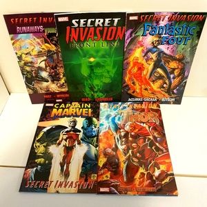 5 Secret Invasion Trade Paperbacks